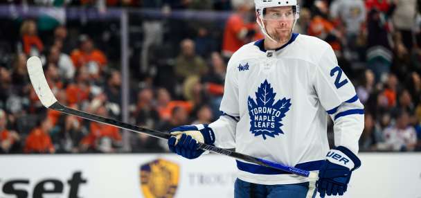 Blues acquire Brandon Carlo from the Maple Leafs in a trade at the NHL draft