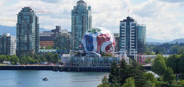 Vancouver turns its Science World museum into a giant 17-story soccer ball for the World Cup