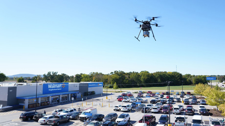 Walmart's new drone delivery program is now available in select Utah locations. Utah is one of six states with the service.