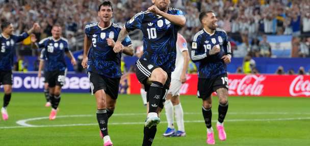 Messi becomes first to score in 7 straight World Cup games while extending goals record