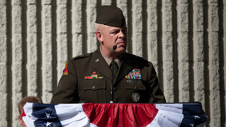 Head of Utah National Guard, on paid leave, denies having improper relationship  