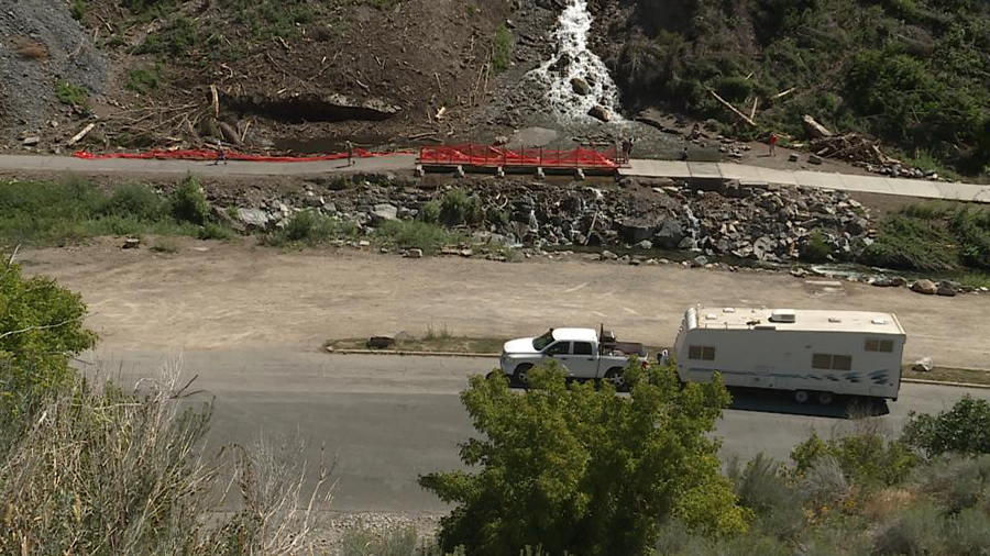 Permanent repairs at Bridal Veil Falls won’t begin until next spring