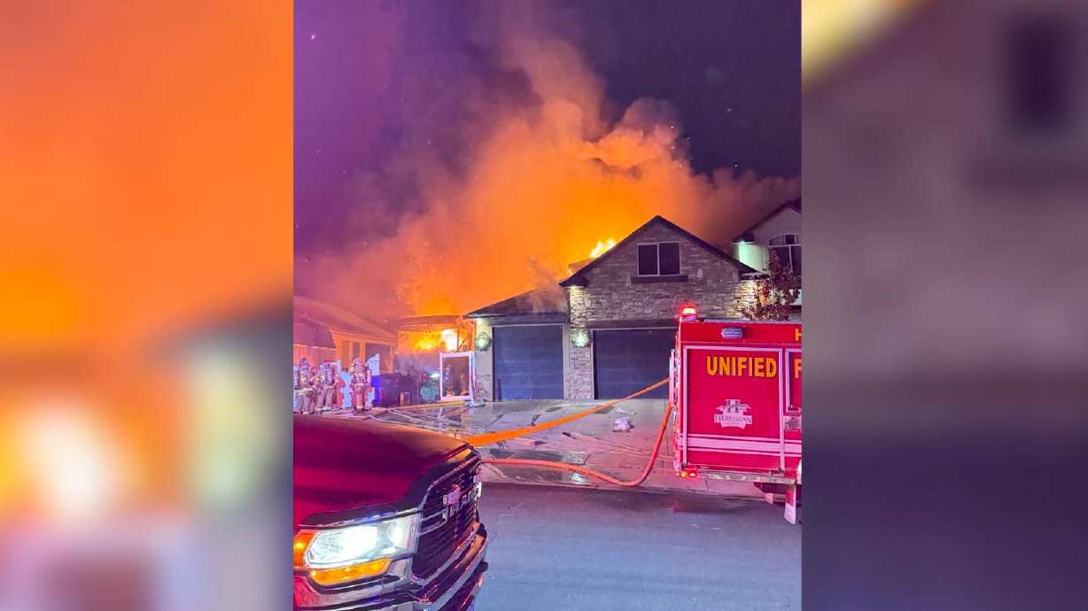 Herriman family displaced by house fire, grateful for neighbors and first responders for help