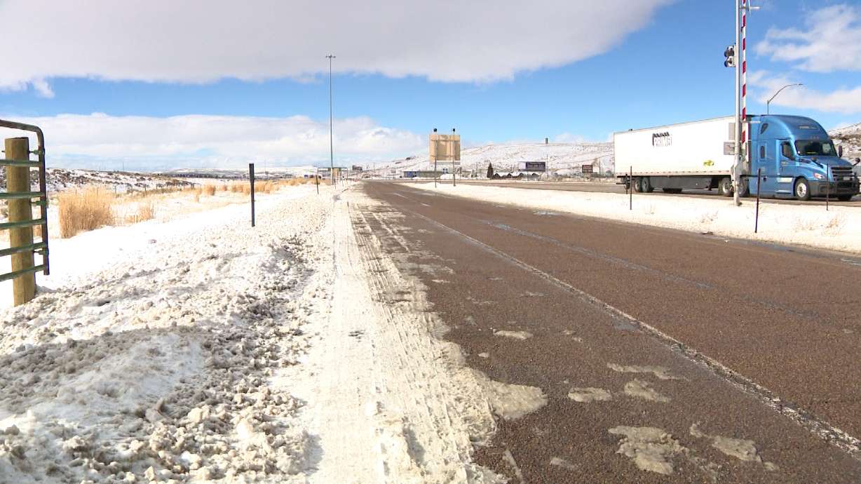 New truck lot to be built near Evanston to help with I-80 winter closures