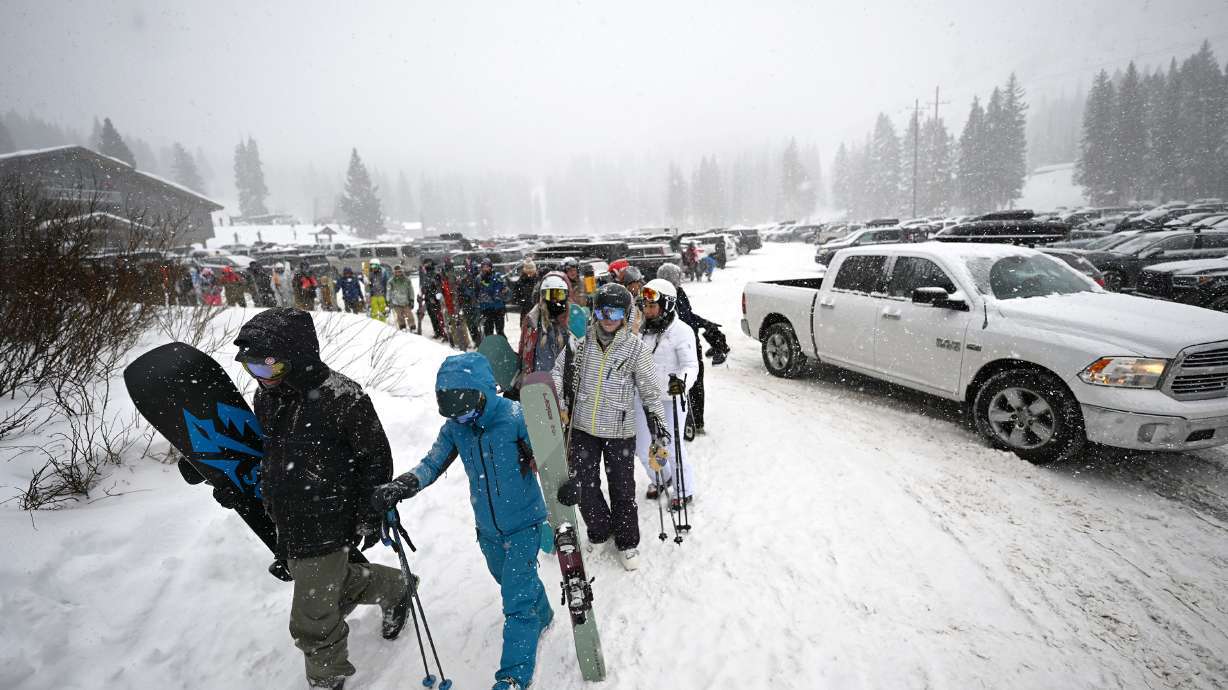 Winter storm warnings, advisories issued as 2nd 'Pineapple Express' arrives in Utah