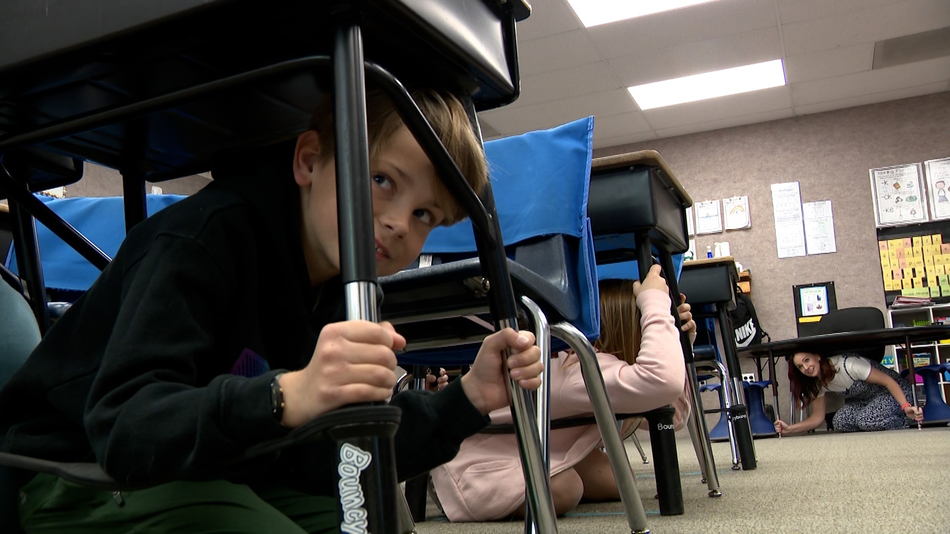 How Utah students practiced earthquake safety during statewide emergency drill