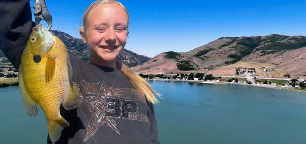 Giant Bluegill at Mantua Reservoir Provide Fishing Fun for Anglers and Kids
