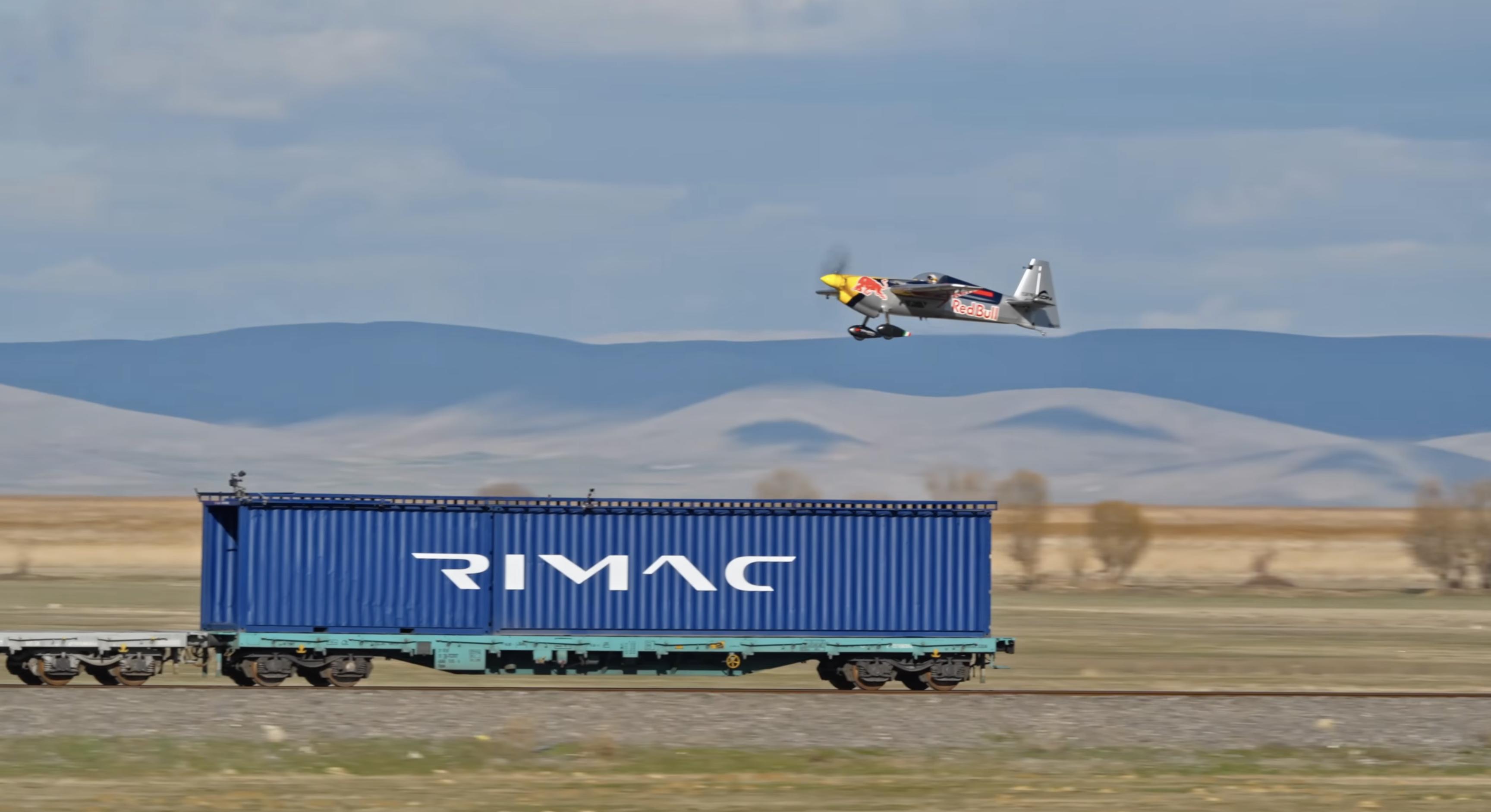Have You Seen This? Stunt pilot lands plane on moving train 