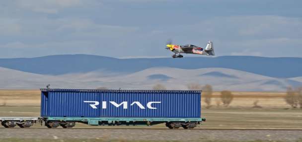 Have You Seen This? Stunt pilot lands plane on moving train