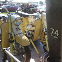 4 generations create smiles with their Woody Jeep and scooters project