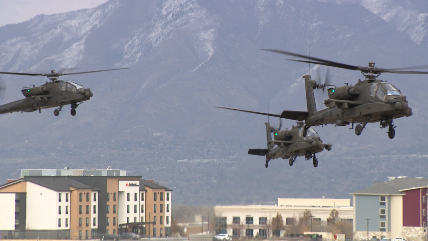 Four new Apache helicopters arrive at Utah National Guard