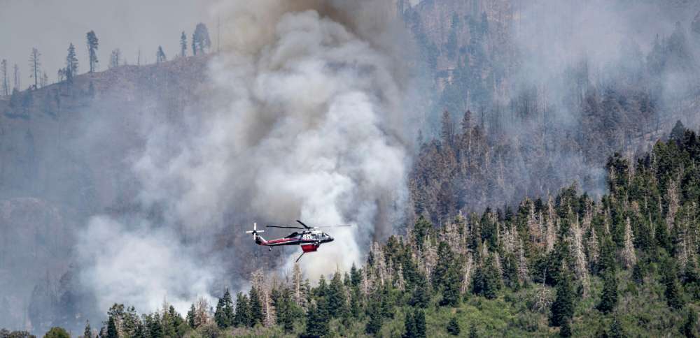 This Utah town is watching its mountain and way of life burn