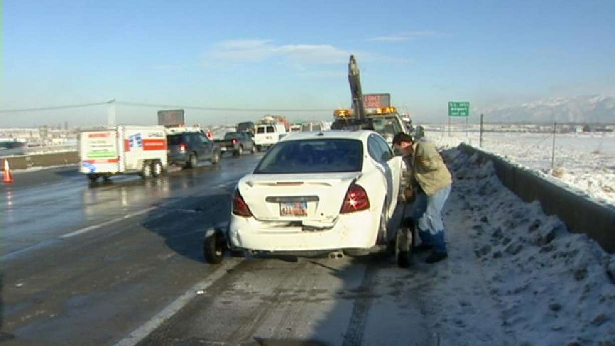 Black ice contributes to dozens of accidents