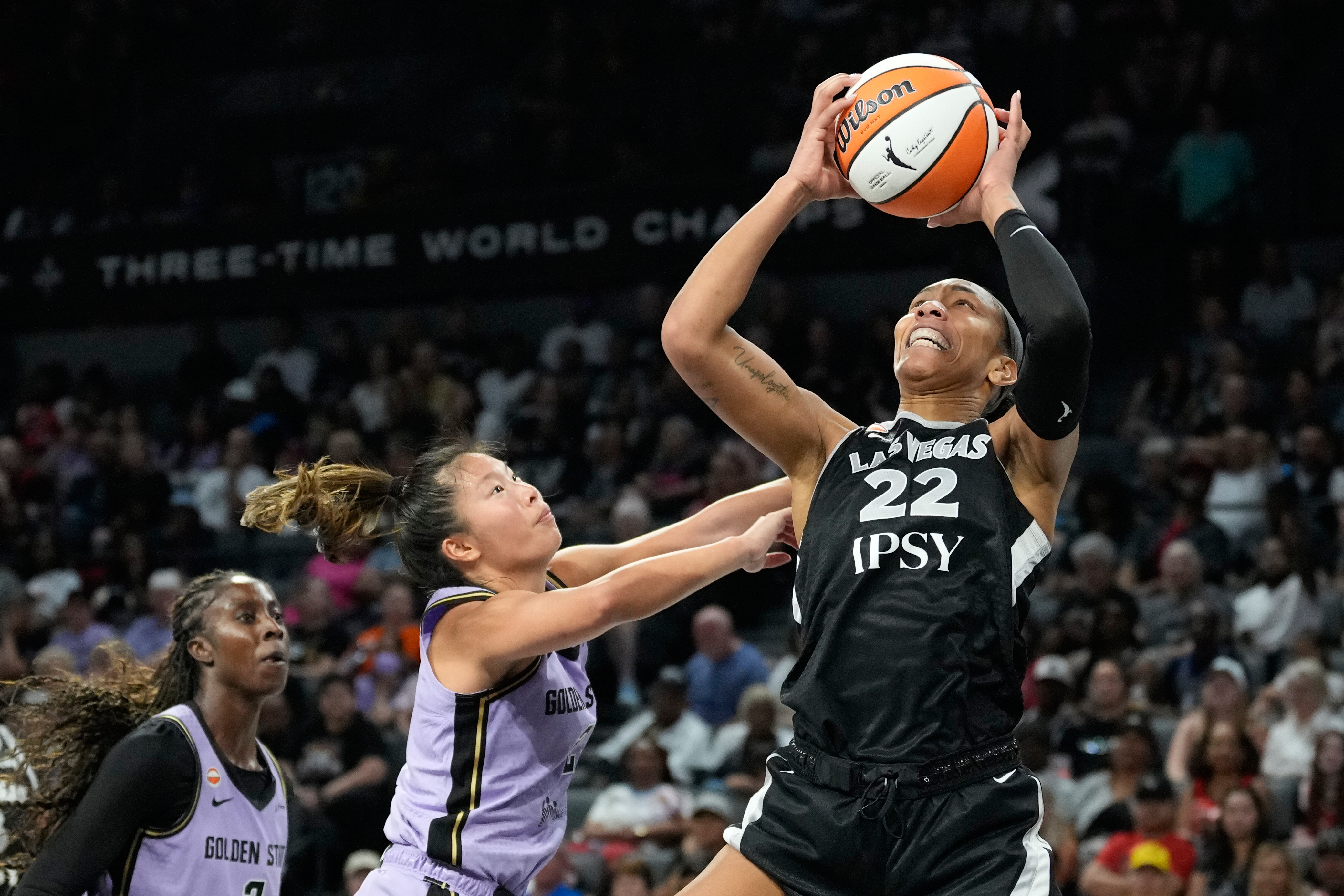 Aces rule out A'ja Wilson for Commissioner Cup final vs New York after ankle tweak