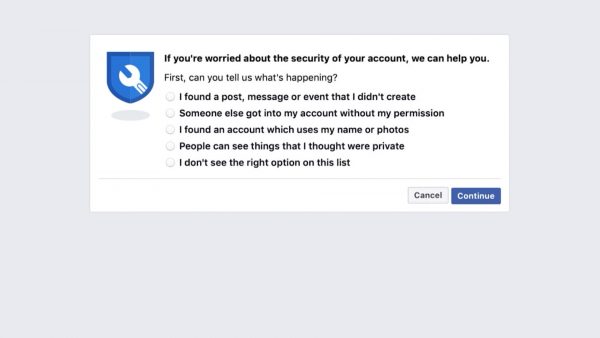Facebook’s Help Center will let you confirm your identity with Facebook and show you how to get back into your account.