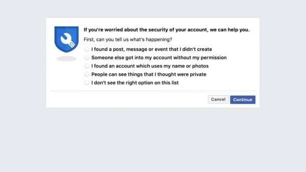 Facebook’s Help Center will let you confirm your identity with Facebook and show you how to get back into your account.