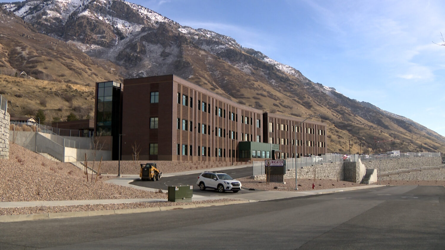 The new Wasatch Elementary School in Provo. (Stuart Johnson, KSL TV)