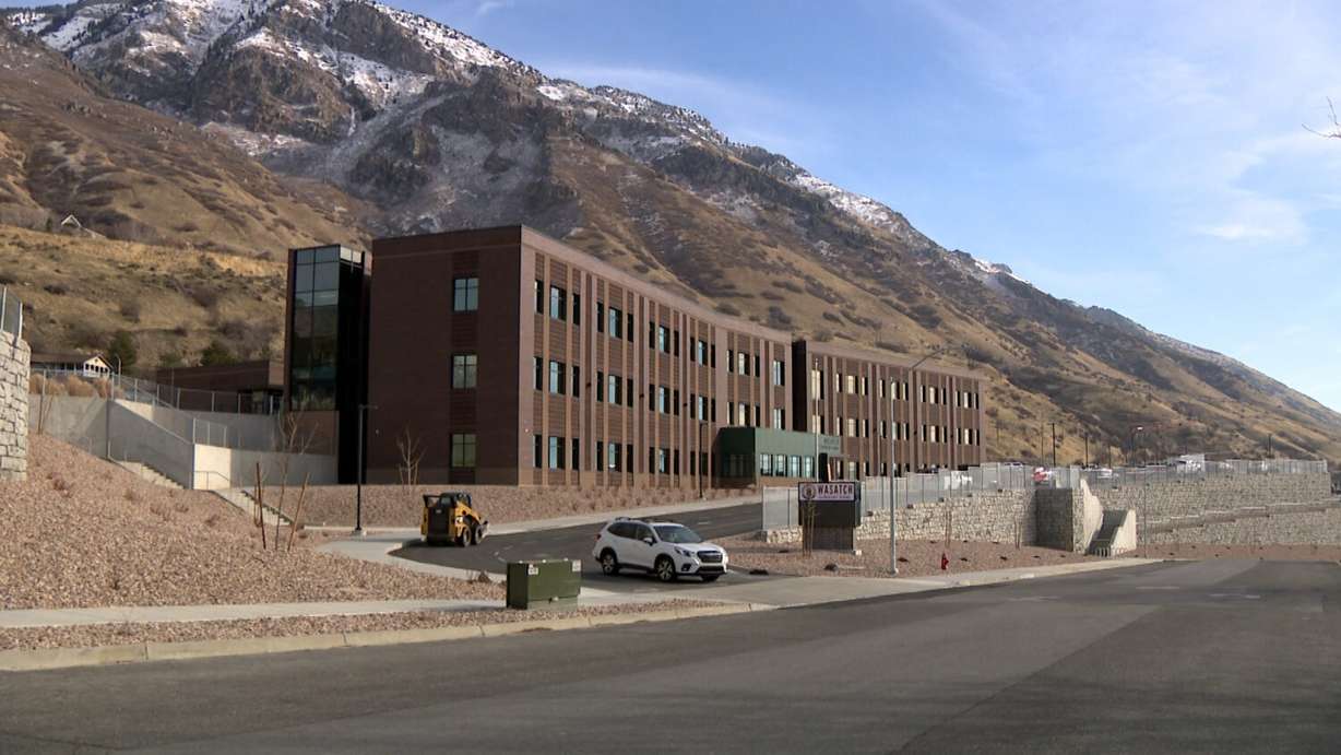 The new Wasatch Elementary School in Provo. (Stuart Johnson, KSL TV)