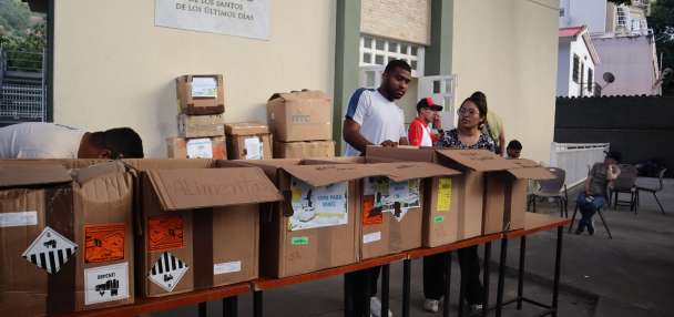 Church of Jesus Christ volunteers deliver care kits after Venezuela earthquakes