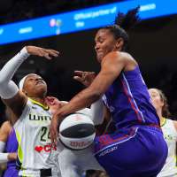 Mercury's Thomas says she has received online abuse following suspension for Caitlin Clark incident