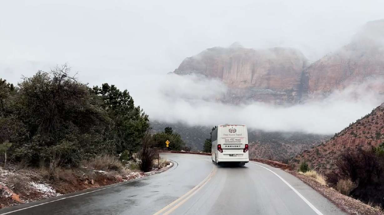 Zion National Park to ban large vehicles from Zion-Mt. Carmel Highway in 2026