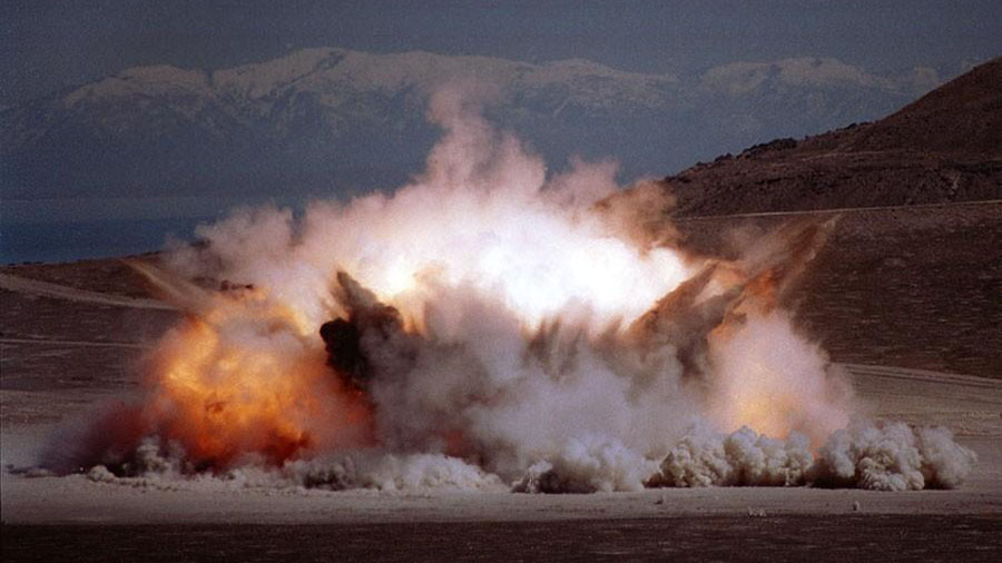 Explosive Base Hill Air Force Base begins detonations of old military explosives in ...