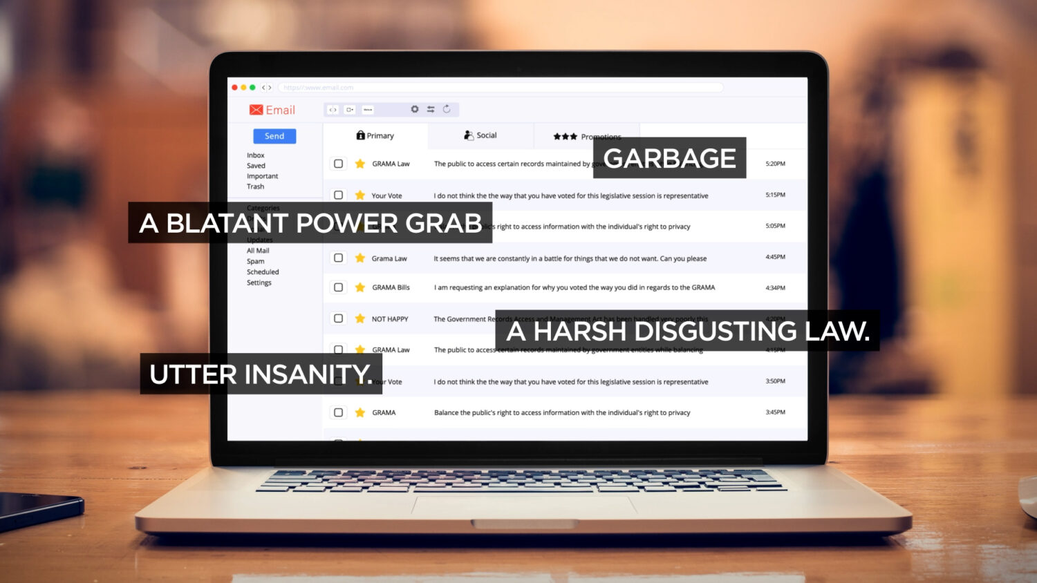 'A blatant power grab': Emails show virtually no support for public records bills 
