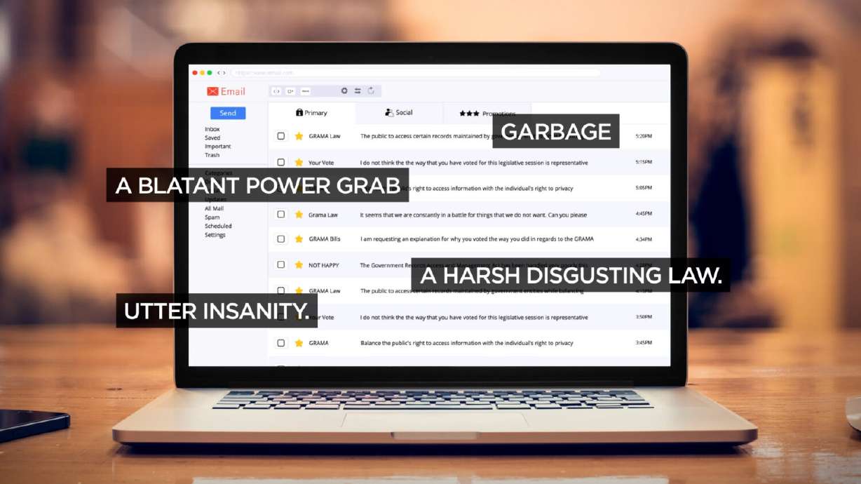 'A blatant power grab': Emails show virtually no support for public records bills