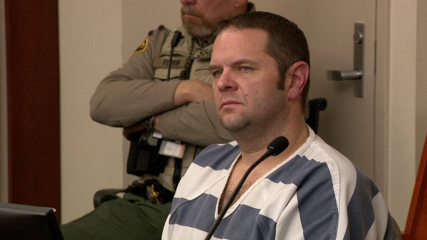 Former Salt Lake City Fire captain Chris Burk at his preliminary hearing.