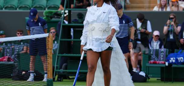 Naomi Osaka shows off another fashion creation as 2nd round gets under way at Wimbledon