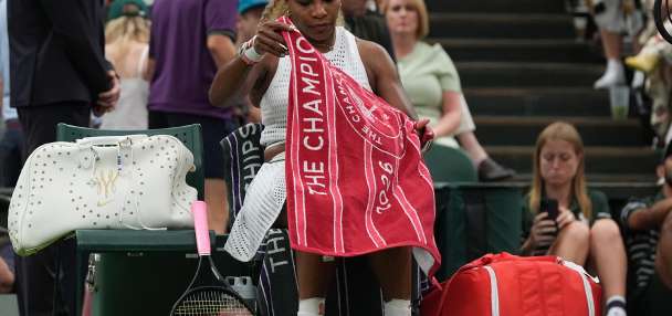 Serena Williams tweaked her knee during Wimbledon return at age 44 but still aims to play doubles