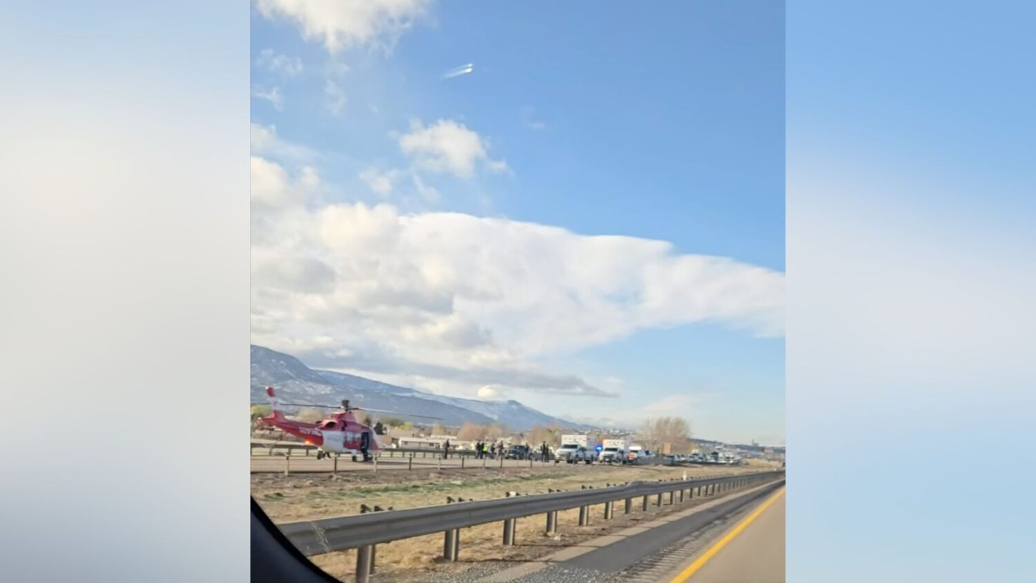 Canyon View Middle School student critically injured after being hit while walking on I-15 in Cedar City