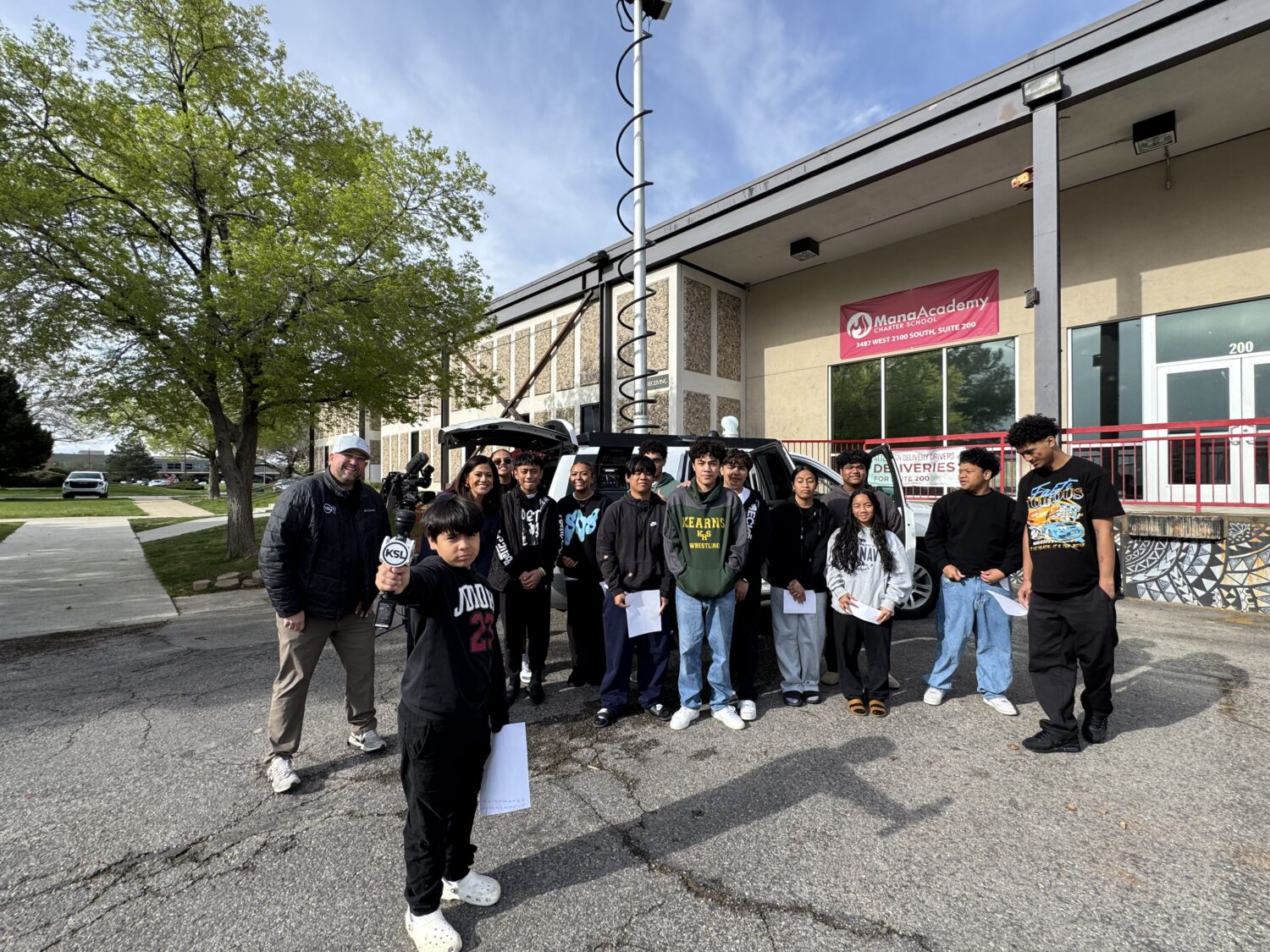 KSL TV visits Mana Academy career day