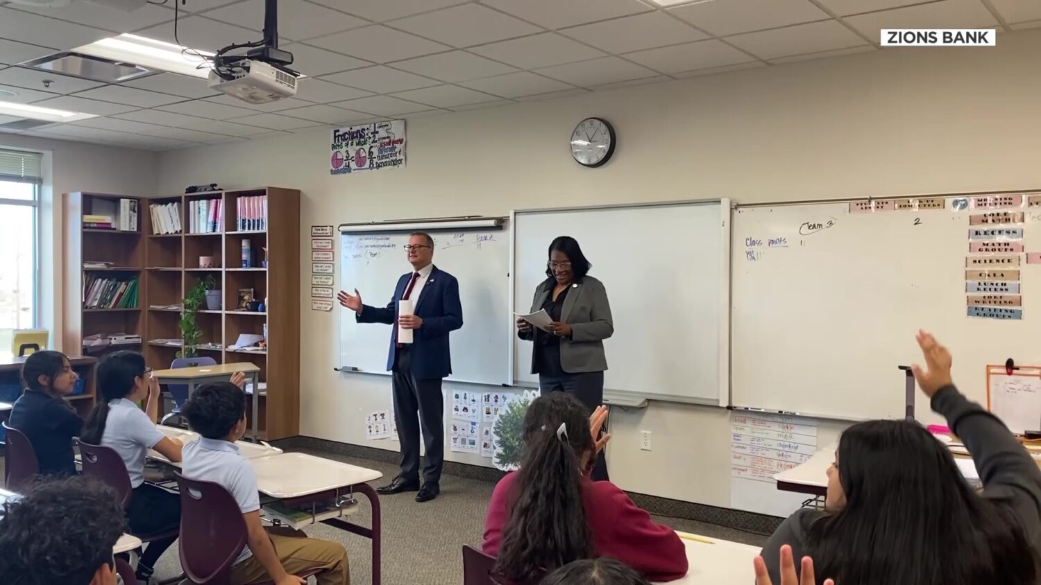 Looking Out for the Good: Zions Bank visits 5th graders to teach financial fundamentals