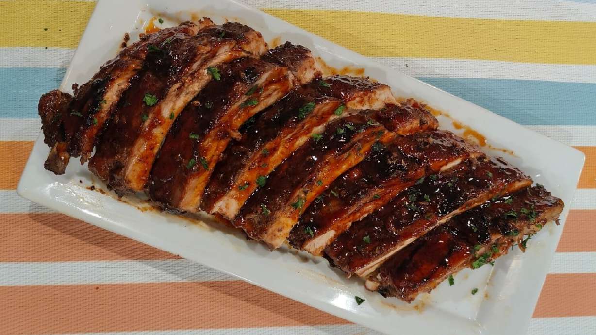 Recipe: Chef Jeff Jackson makes oven baked then grilled ribs