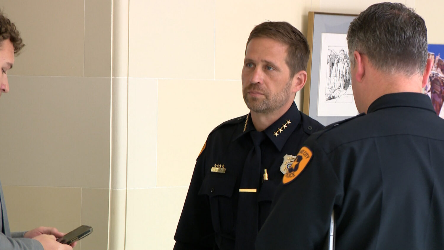 Salt Lake City Police Chief Brian Redd met with Utah lawmakers at the Capitol on Wednesday, June 18, 2025.