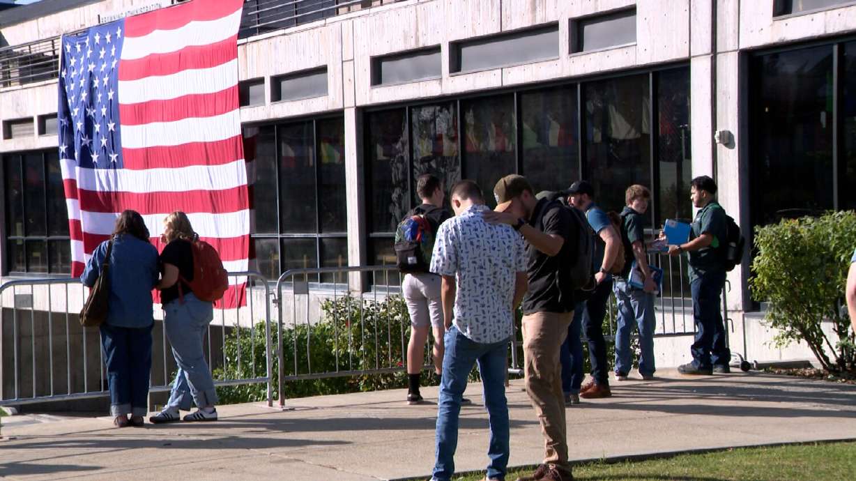 UVU students return to campus following deadly shooting, UVU President promising culture of healing