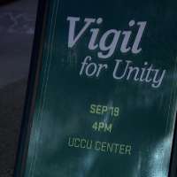 'Vigil for Unity' at Utah Valley University following Charlie Kirk's murder