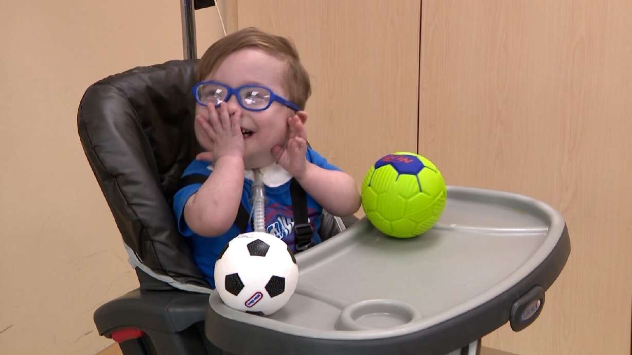 Meet Grayson: A cheerful little boy lighting up therapy and hoping for a forever family