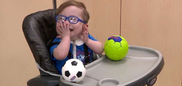 Meet Grayson: A cheerful little boy lighting up therapy and hoping for a forever family