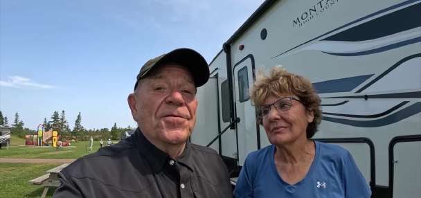 Couple hits the road to retirement in an RV