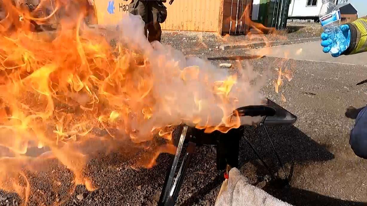Holiday fire hazards, an up-close look at how quick a mistake can ignite a devastating fire