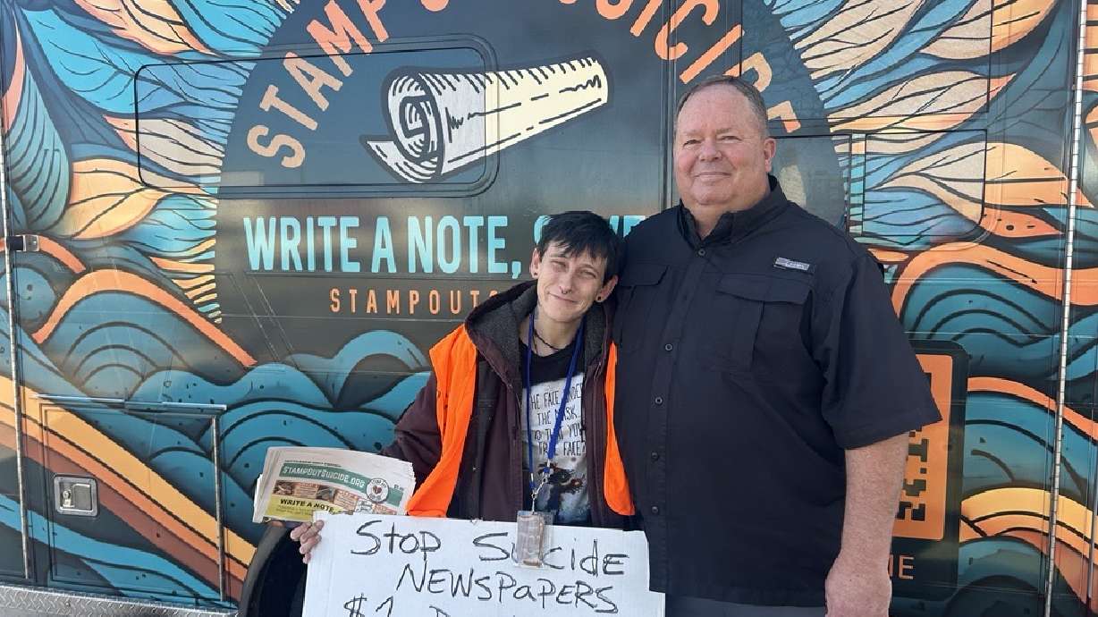 'Stamp Out Suicide': How a Utah man is using a newspaper to save lives