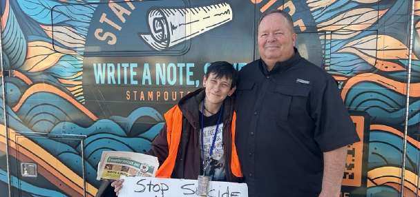 'Stamp Out Suicide': How a Utah man is using a newspaper to save lives