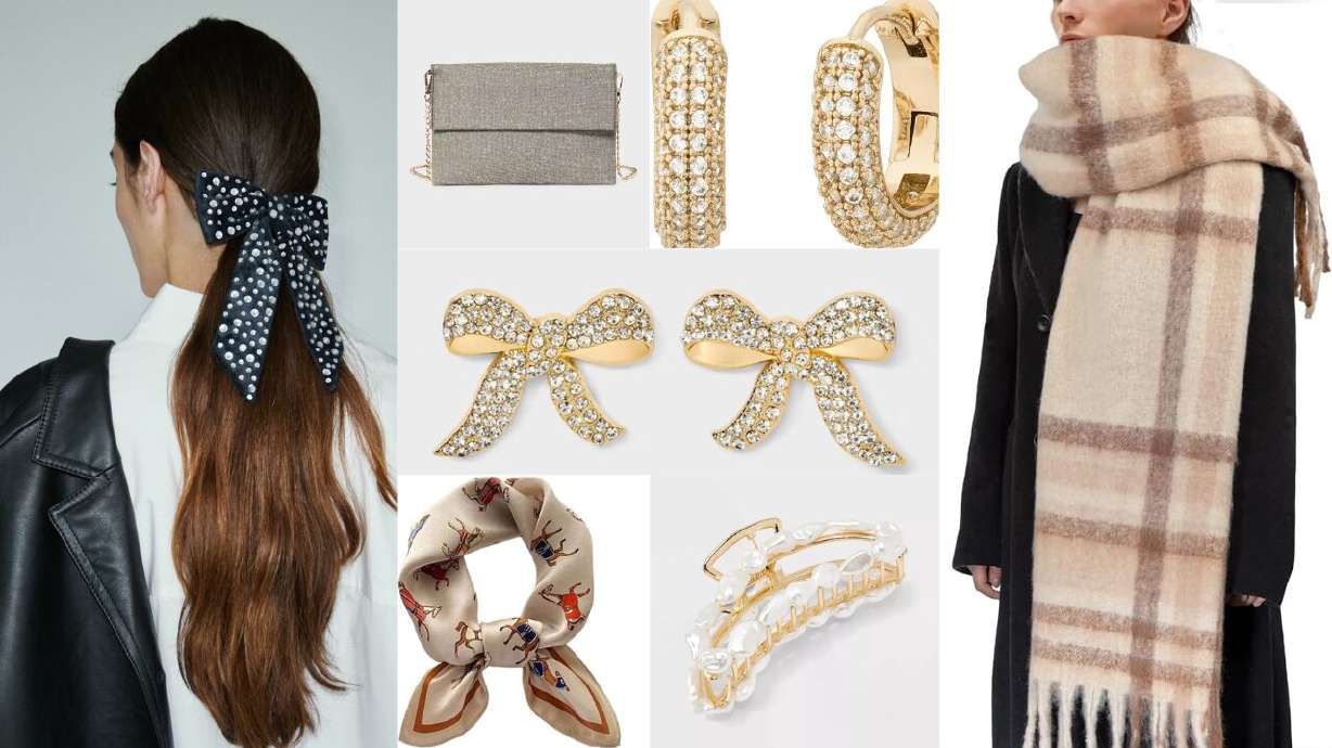 All that cute outfit needs is a few holiday accessories!