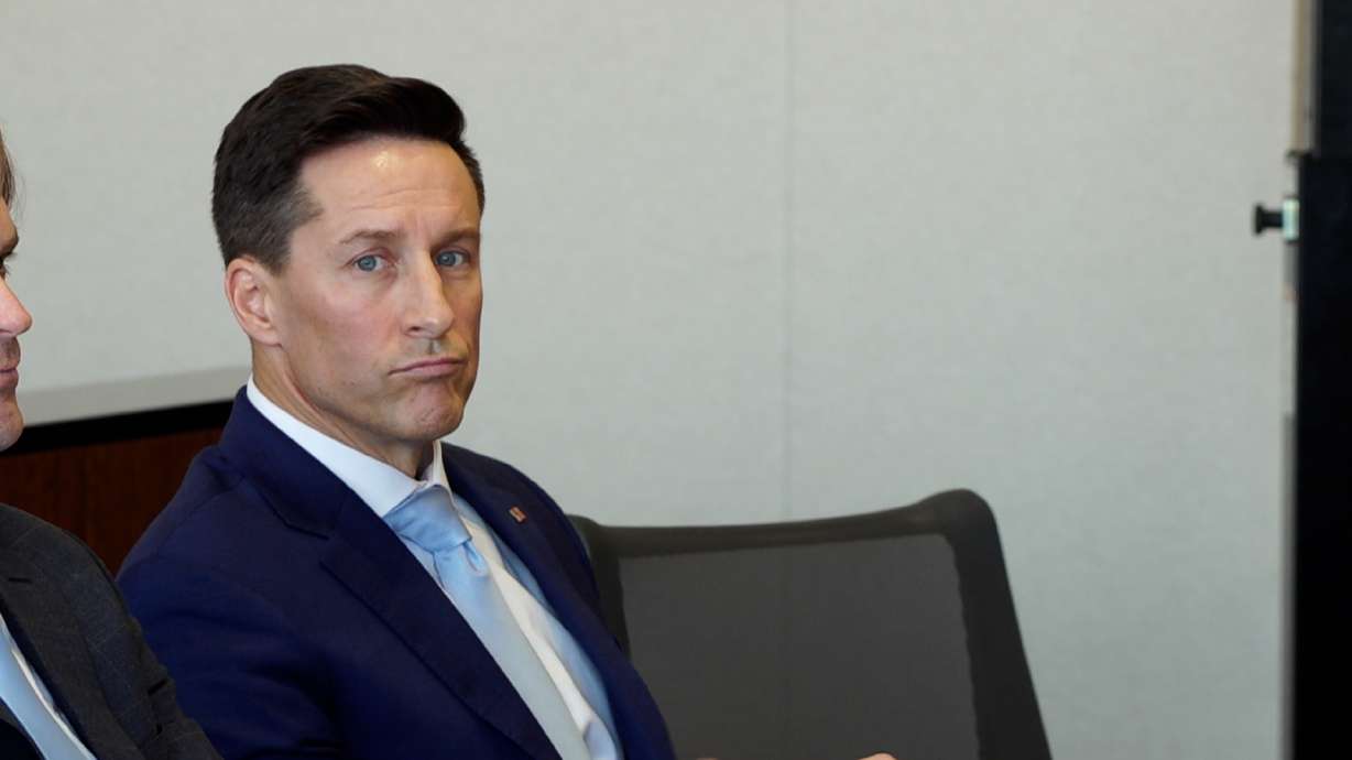 Brandon Beckham during his jury trial in January, 2026.