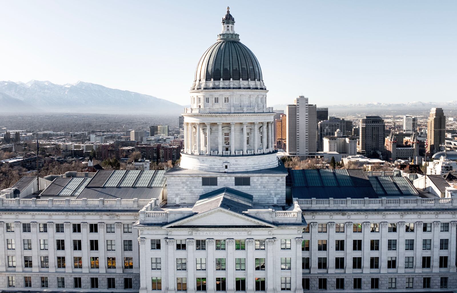 The Utah Capitol in Salt Lake City is pictured in February 2025. 