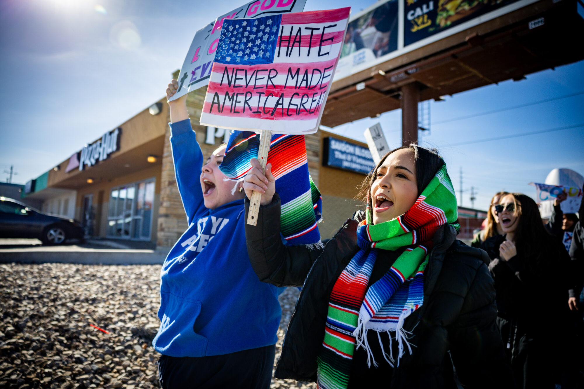 Hundreds of Utah students walk out of class to protest ICE actions
