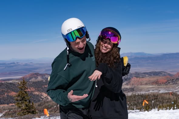Chairlift speed dating and proposals at Brian Head Resort