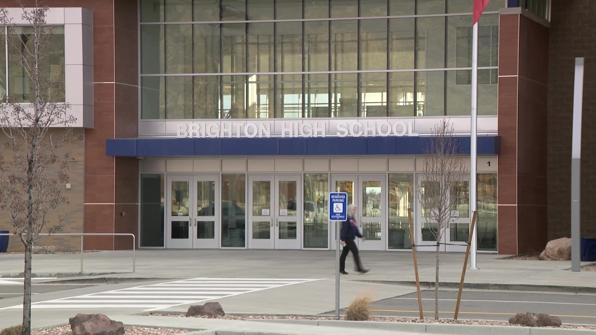 On-campus officer tackles non-student at Brighton High School